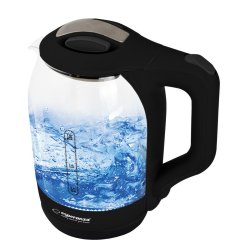 Vattenkokare Esperanza EKK025K  Svart Multicolour Glas Plast 150