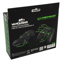 Spelkontroll Esperanza Vanquisher GX550 USB 2.0 Svart PC PlaySta