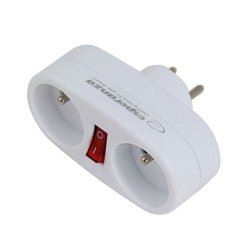 Plugg adapter Esperanza ELK306W 2 Plug