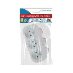Plugg adapter Esperanza ELK307W 3 Plug