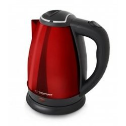 Vattenkokare Esperanza EKK113R Svart Rd Rostfritt stl Plast 18