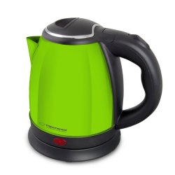 Vattenkokare Esperanza EKK128G Svart Grn Rostfritt stl Plast 1