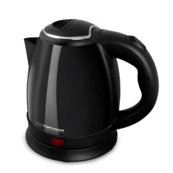 Vattenkokare Esperanza EKK128K Svart Rostfritt stl Plast 1350 W