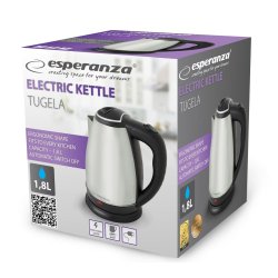 Vattenkokare Esperanza EKK104X Rostfritt stl Plast 2200 W 1,8 L