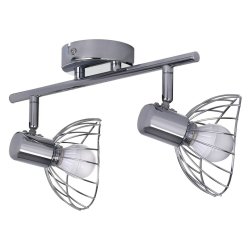 Taklampa Activejet AJE-GIZEL 2P Silvrig Metall 40 W