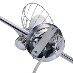 Taklampa Activejet AJE-GIZEL 2P Silvrig Metall 40 W