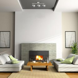 Taklampa Activejet AJE-GIZEL 3P Silvrig Metall 40 W
