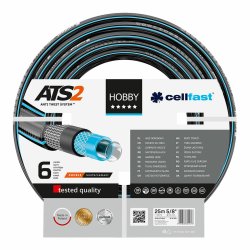 Slang Cellfast Hobby Ats2 PVC 25 m Ø 15 mm 6 lager Slang Cellfast Hobby Ats2 PVC 25 m Ø 15 mm 6 lager