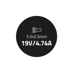 Laptopladdare Qoltec 50071 90 W