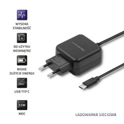 Vggladdare Qoltec 50197 Svart 12 W (1 antal)