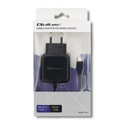 Vggladdare Qoltec 50197 Svart 12 W (1 antal)