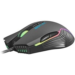 Gaming Mus Fury NFU-1698 6400 DPI Svart Multicolour 6400 dpi