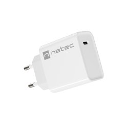 Vggladdare Natec RIBERA NUC-2059 Vit 20 W