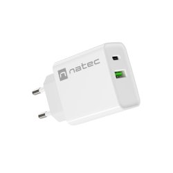 Vggladdare Natec RIBERA NUC-2061 Vit 20 W