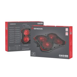 Kylplatta till laptop Genesis Oxid 260 Svart 17"
