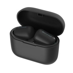 Ear Bluetooth hrlurar Savio TWS-09 Svart