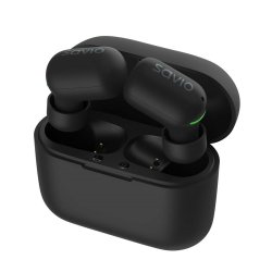 Ear Bluetooth hrlurar Savio TWS-09 Svart