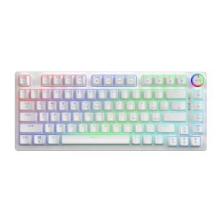 Tangentbord Savio PHENIX WHITE GAT RED Vit