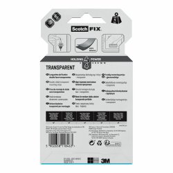 Dubbelsidig Tejp Scotch Transparent
