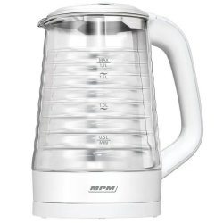 Vattenkokare Mpm MCZ-124 Vit Glas 2200 W 1,7 L