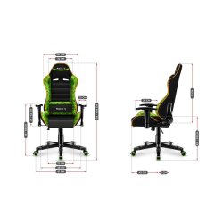 Spelstol Huzaro HZ-Ranger 6.0 Pixel Mesh Svart/Bl