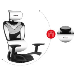Spelstol Huzaro HZ-Combat 8.0 White