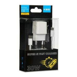 Vggladdare Ibox iBOX C-38CW Vit 30 W