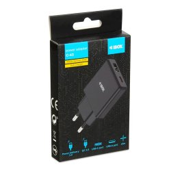 Vggladdare Ibox ILUC43B Svart 30 W (1 antal)