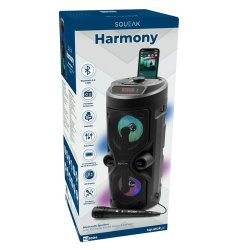 Brbar Bluetooth Hgtalare SQUEAK SQ1004 Svart 40 W