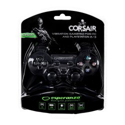 Trdls Spelkontroll Esperanza Corsair GX500 Svart PC PlayStatio