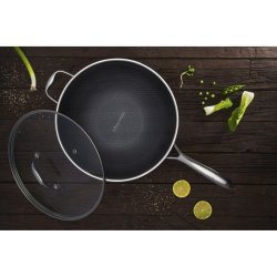 Stekpanna Kohersen 71111 Svart Silvrig Rostfritt stl Aluminium