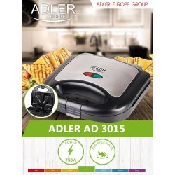 Smrgsmaskin Adler AD 3015 Svart Multicolour Silvrig 750 W
