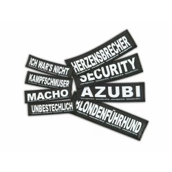 Etiketter fr sele Julius K9 GIFTZWERG S Vit Svart