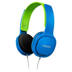 Diademhrlurar Philips SHK2000BL (3.5 mm) Bl Med kabel Fr pojk
