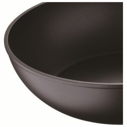 Wokpanna Masterpro Svart Aluminium Smitt aluminium ( 28 cm)