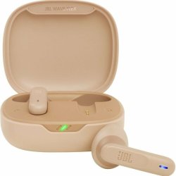 Trdlsa hrlurar med laddningsetui JBL Wave Flex Beige