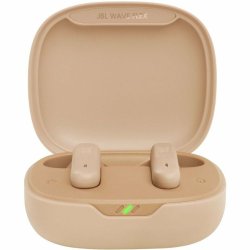 Trdlsa hrlurar med laddningsetui JBL Wave Flex Beige