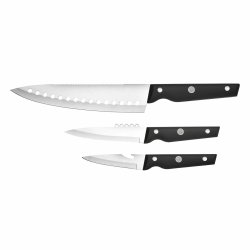 Knivset Bergner Pro Reeco BG41026DBL Rostfritt stl ABS 3 Delar