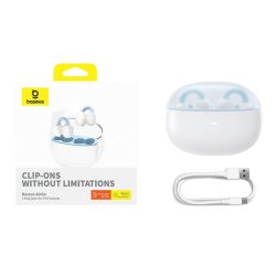 Hrlurar med Mikrofon Baseus A00069201223-00 Bl Vit