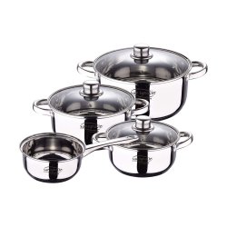Kastrullset San Ignacio Cassel SG8172 Silvrig Rostfritt stl
