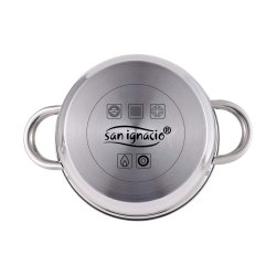 Kastrullset San Ignacio Cassel SG8172 Silvrig Rostfritt stl