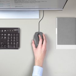 Mus Logitech M100 Svart