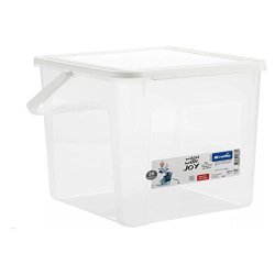 Behllare Rotho Basic Vit Transparent 9 L