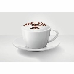 Set med 2 kaffekoppar Jura Cappucino 170 ml Vit Porslin 2 Delar