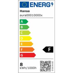 Bordslampa LED Archivo 2000 Aura Svart Stl ABS 8 W 400 lm 14,8