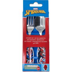 Bestick-set Spider-Man CZ11342 Rostfritt stl Multicolour 2 Dela
