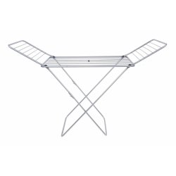 Kldhngare hopfllbar Gimi Alucom X Legs Silvrig Stl Aluminium