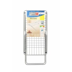 Kldhngare hopfllbar Gimi Alucom X Legs Silvrig Stl Aluminium