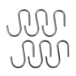 Upphngningskrok Metaltex Lonardo Kromad Metall 6,5 cm 6 Delar