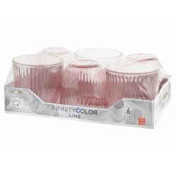 Glasset Bormioli Rocco Line Lila 6 antal Glas (290 ml)